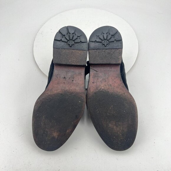 Cesare Paciotti Men Size 6.5 Black Suede Silver Buckle Ankle Casual Shoes - Picture 11 of 16